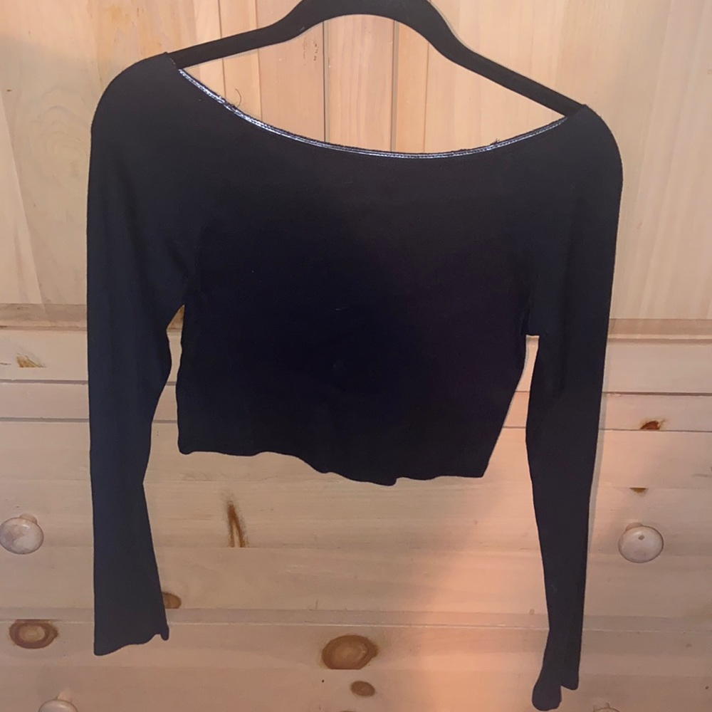 Black Crop Top